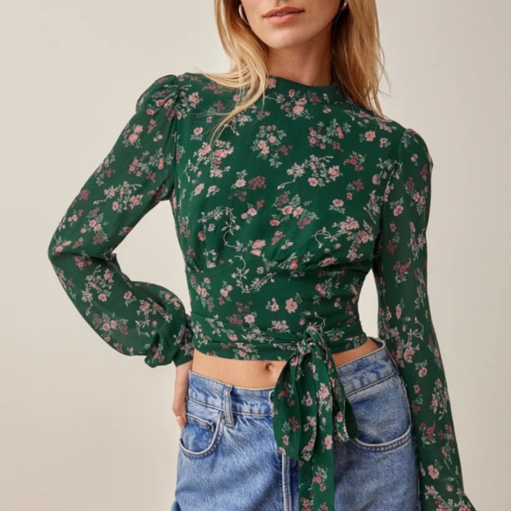 Reformation Raye Top Size 8